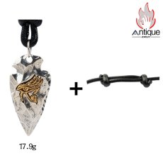 画像4: Antique Jewelry S925シルバー ホルスの目 ペンダント ヒップホップ メンズ ネックレス レトロ 個性 欧米風 ファッション カップルアクセサリー (4)