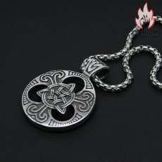 画像3: Antique Jewelry 三角 ペンダント チタン鋼 ネックレス 個性なネックレス ソリッドペンダント (3)