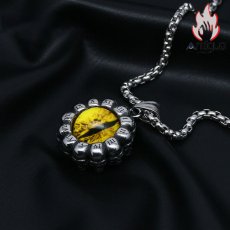 画像8: Antique Jewelry 地獄の目 ドクロ タイムスケール レトロペンダント 個性なネックレス パンク ヒップホップネックレス メンズアクセサリー (8)