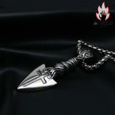 画像6: Antique Jewelry 欧米 聖銃 聖槍 運命の槍 Spear of Destiny ネックレ スチタン鋼 十字架 レトロ パンク メンズ レディース ヒップホップ ペンダント アクセサリー (6)