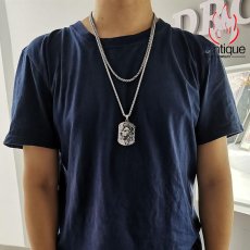 画像6: Antique Jewelry ライオン 彫像 軍牌 ネックレス レトロ チタン鋼 ライオンレリーフス オリジナル メンズ ペンダント アクセサリー (6)