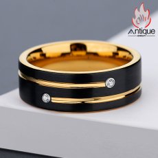 画像5: Antique Jewelry 無料刻印 指輪 人差し指シングル 指輪 テールリング メンズ指輪 カスタマイズ アクセサリー (5)