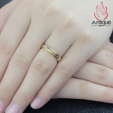 画像9: Antique Jewelry 無料刻印 結婚指輪  カップル 指輪 18Kカラー金 リング ファッション アクセサリー (9)