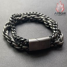 画像3: Antique Jewelry デザイン性が高く、特徴的なヴィンテージ風ブレスレット 時代感があり、欧米風のモダンなアクセサリーです (3)