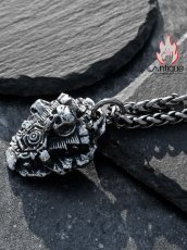 画像4: Antique Jewelry スカルバイクエンジンネックレス メンズ パーソナライズされたペンダント レトロなアクセサリー セーターチェーン (4)