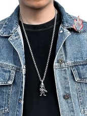 画像7: Antique Jewelry スター・ウォーズ マンダロリアン ストームトルーパーネックレス 男性 欧米 運ゲインスチールペンダント (7)