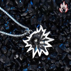 画像8: Antique Jewelry ドラゴンヘッドペンダント付きメンズチタン鋼ネックレス、個性的な刻印の入った男性向けアクセサリー (8)