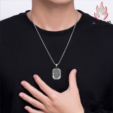 画像8: Antique Jewelry 新着メンズライフツリーネックレス、レトロなパーソナルタグの付いた個性的なアクセサリー (8)