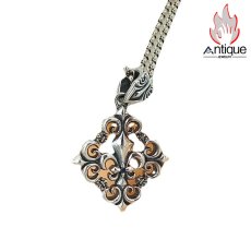 画像1: Antique Jewelry S925シルバー 新作 個性的なアンカーペンダント ダーク・パンク風 ユニセックス (1)