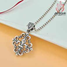 画像4: Antique Jewelry S925シルバー 新作 個性的なアンカーペンダント ダーク・パンク風 ユニセックス (4)